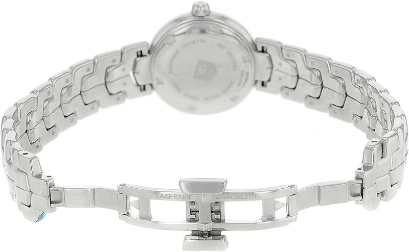 Shop Tag Heuer Link Diamonds Mother of Pearl Dial Silver Steel Strap Watch for Women - WAT1411.BA0954 in USA