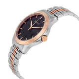 Shop Gucci G Timeless Black Dial Two Tone Steel Strap Watch For Men - YA126410 in USA