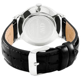 Daniel Wellington Dapper Reading Quartz White Dial Black Leather Strap Watch For Women - DW00100117 Buy Now By Daniel Wellington