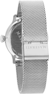 Maserati Epoca Blue Dial Silver Mesh Bracelet Watch For Men - R8853118006 Buy Now By Maserati