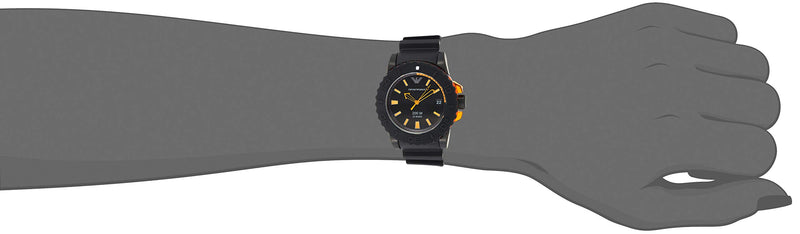 Emporio Armani Sportivo Quartz Black Dial Black Silicone Strap Watch For Men - AR5969 Buy Now By Emporio Armani