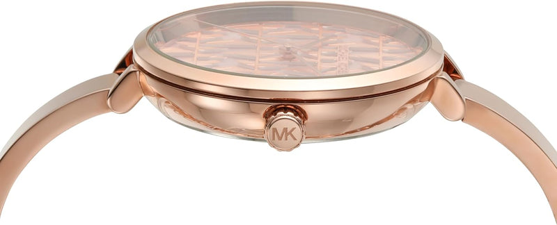 Michael Kors Naia Quartz Rose Gold Dial Rose Gold Steel Strap Watch for Women - MK4679 Buy Now By Michael Kors