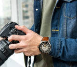 Fossil Townsman Automatic Skeleton Black Dial Brown Leather Strap Watch for Men - ME3181 Buy Now By Fossil