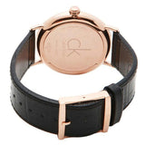 Calvin Klein Surround Black Dial Black Leather Strap Watch for Men - K3W216C1 Buy Now By Calvin Klein