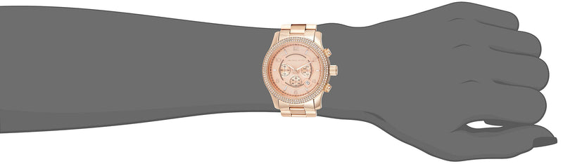 Michael Kors Dylan Rose Gold Dial Rose Gold Steel Strap Watch for Women - MK5576 Buy Now By Michael Kors