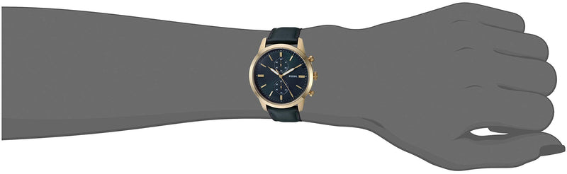 Fossil Townsman Chronograph Green Dial Green Leather Strap Watch for Men - FS5599 Buy Now By Fossil
