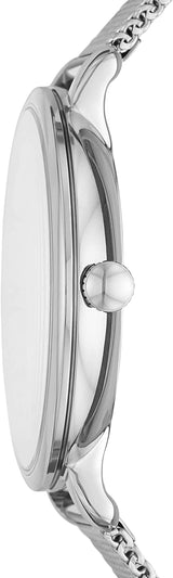 Fossil Jacqueline Three Hand Pink Dial Silver Mesh Strap Watch for Women - ES5089 Buy Now By Fossil