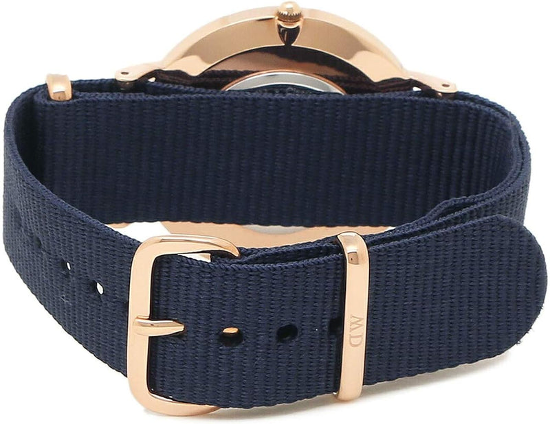 Daniel Wellington Classic Bayswater Black Dial Black NATO Strap Watch For Women - DW00100281 Buy Now By Daniel Wellington