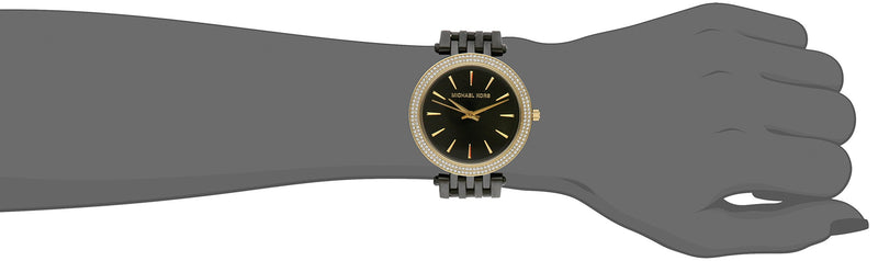 Michael Kors Darci Black Dial Black Steel Strap Watch for Women - MK3322 Buy Now By Michael Kors