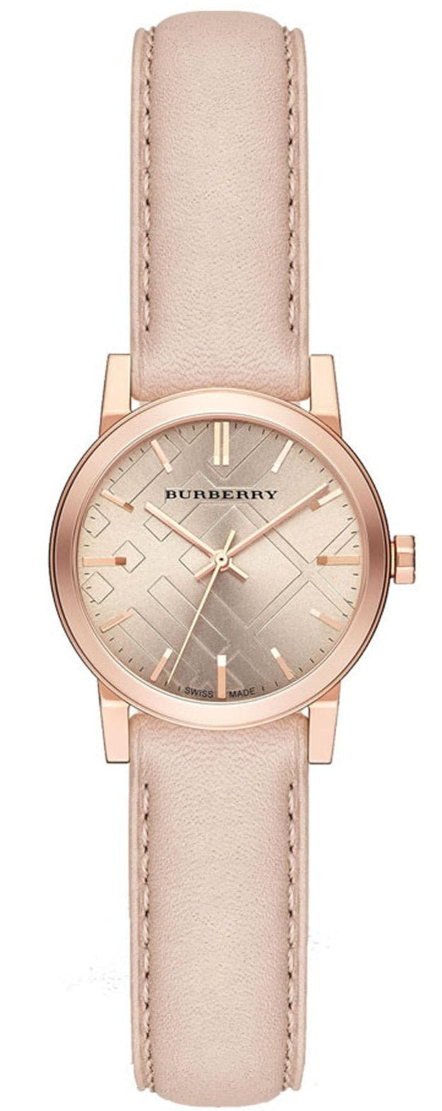 Burberry The City Gold Dial Beige Leather Strap Watch for Women - BU9210 Buy Now By Burberry