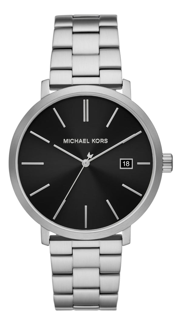 Michael Kors Blake Quartz Black Dial Silver Steel Strap Watch for Men - MK9133 Buy Now By Michael Kors