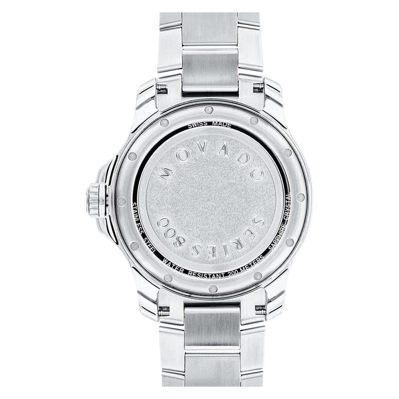 Movado Series 800 Pepsi Black Dial Silver Steel Strap Watch for Men - 2600152 Buy Now By Movado