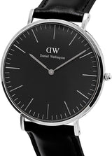 Daniel Wellington Classic Petite Reading Black Dial Black Leather Strap Watch For Women - DW00100235 Buy Now By Daniel Wellington