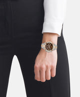 Hugo Boss Novia Brown Dial Two Tone Steel Strap Watch for Women - 1502617 Buy Now By Hugo Boss