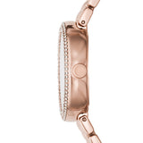 Emporio Armani Rosa Quartz Mother of Pearl White Dial Rose Gold Steel Strap Watch For Women - AR11355