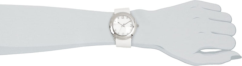 Marc Jacobs Amy White Dial White Leather Strap Watch for Women - MBM1136 Buy Now By Marc Jacobs
