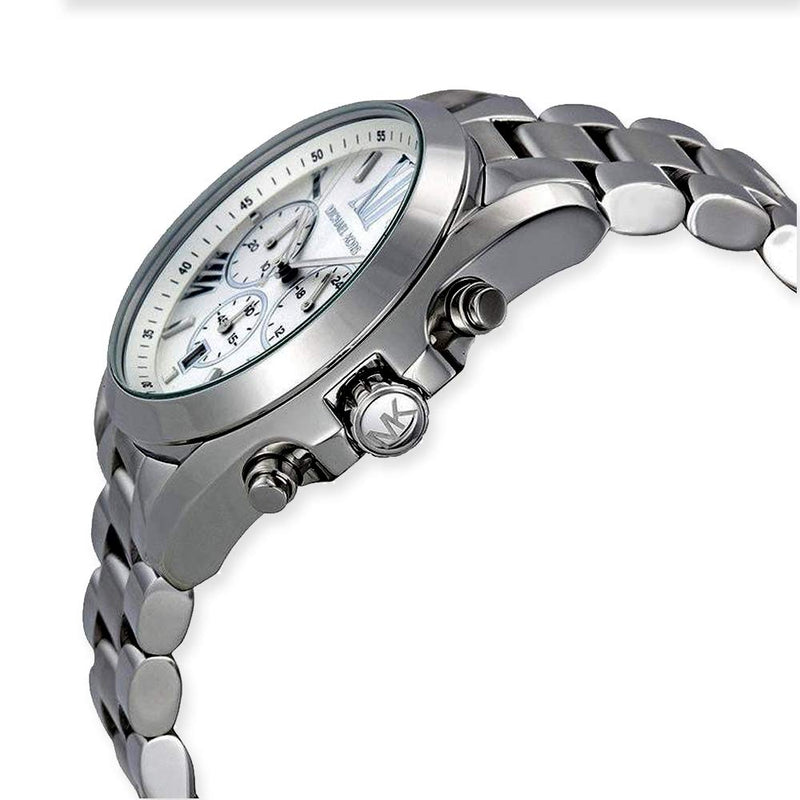 Michael Kors Bradshaw Silver Dial Silver Steel Strap Watch for Men - MK5535 Buy Now By Michael Kors