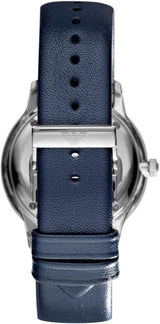 Emporio Armani Analog Quartz Blue Dial Blue Leather Strap Watch For Men - AR1647 Buy Now By Emporio Armani
