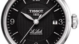 Tissot Le Locle Small Automatic Black Dial Silver Steel Strap Watch For Women - T41.1.183.54
