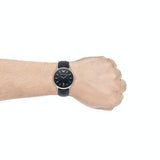 Emporio Armani Renato Analog Blue Dial Blue Leather Strap Watch For Men - AR11188 Buy Now By Emporio Armani