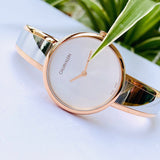 Calvin Klein Seduce Silver Dial Two Tone Steel Strap Watch for Women - K4E2N61Y Buy Now By Calvin Klein