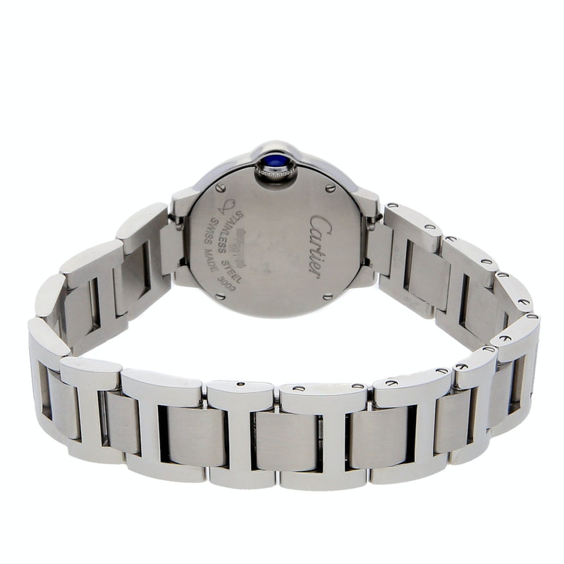 Cartier Ballon Bleu de Cartier Diamonds Silver Dial Silver Steel Strap Watch for Women - WE902073 Buy Now By Cartier