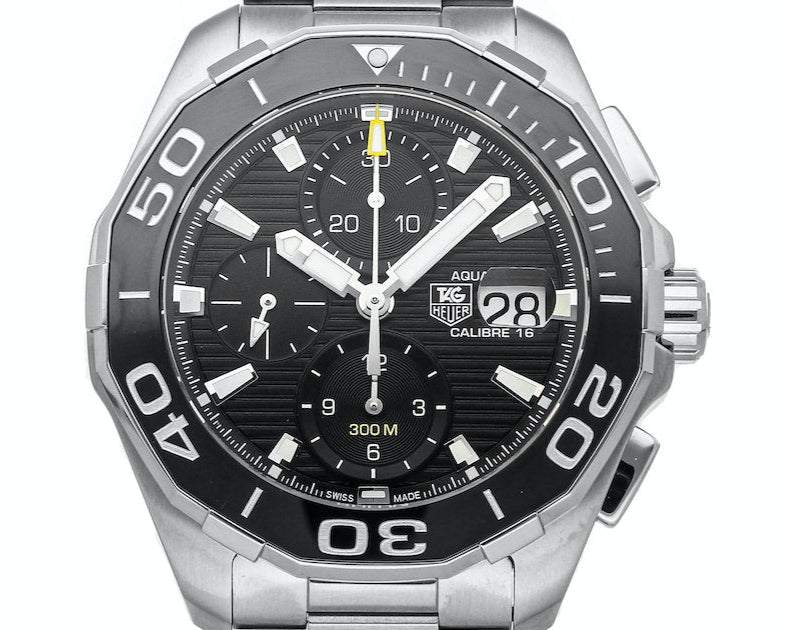 Shop Tag Heuer Aquaracer Black Dial Watch for Men - CAY211A.BA0927 in USA