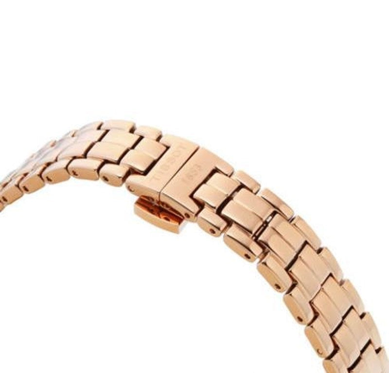 Tissot T Lady Flamingo Mother of Pearl Dial Rose Gold Steel Strap Watch For Women - T094.210.33.111.01 Buy Now By Tissot