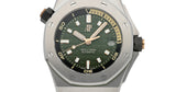 Audemars Piguet Royal Oak Offshore Diver Green Dial Green Rubber Strap Watch for Men - 15720ST.OO.A052CA.01
