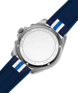 Michael Kors Brecken Chronograph Blue Dial Two Tone PVC Strap Watch For Men - MK8950 Buy Now By Michael Kors