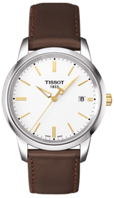 Tissot T Classic Dream White Dial Brown Leather Strap Watch for Men - T033.410.26.011.01 Buy Now By Tissot