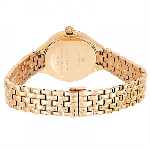 Swarovski Lovely Crystals Mother of Pearl Dial Rose Gold Steel Strap Watch for Women - 5261496 Buy Now By Swarovski