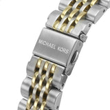 Michael Kors Bayville Chronograph Black Dial Two Tone Steel Strap Watch For Women - MK8872 Buy Now By Michael Kors