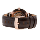 Daniel Wellington Classic Bristol Black Dial Brown Leather Strap Watch for Men - DW00100137 Buy Now By Daniel Wellington