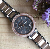 Michael Kors Parker Chronograph Grey Dial Two Tone Steel Strap Watch For Women - MK6440 Buy Now By Michael Kors