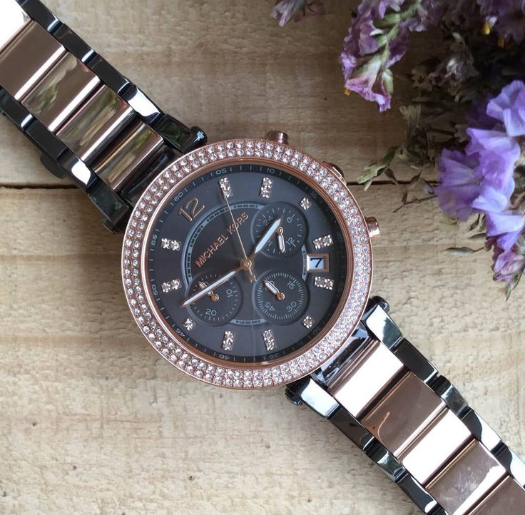 Michael Kors Parker Chronograph Grey Dial Two Tone Steel Strap Watch For Women - MK6440 Buy Now By Michael Kors