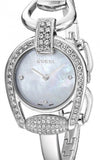 Gucci Horsebit Collection Diamonds Mother of Pearl Dial Silver Steel Strap Watch For Women - YA139505
