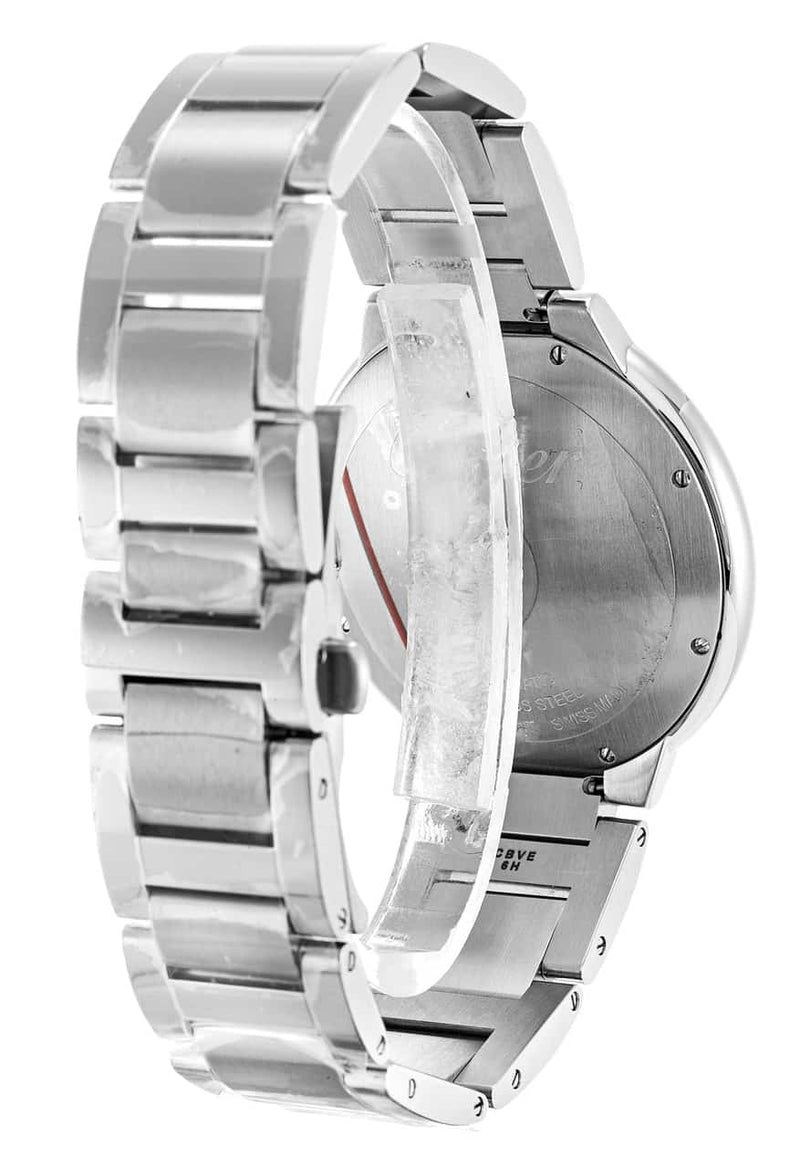 Cartier Ballon Bleu de Cartier Black Dial Silver Steel Strap Watch for Men - W6920042