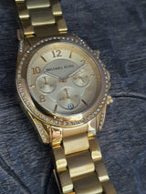 Michael Kors Runway Gold Dial Gold Steel Strap Watch for Women - MK5166 Buy Now By Michael Kors