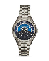 Michael Kors Lauryn Blue Dial Silver Steel Strap Watch for Women - MK3720 Buy Now By Michael Kors