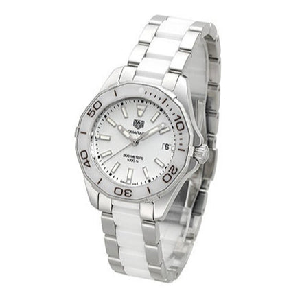 Shop Tag Heuer Aquaracer White Dial Watch for Women - WAY131B.BA0914 in USA