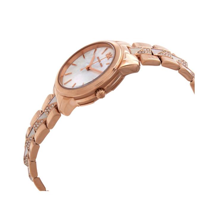 Michael Kors Runway Mercer Mother of Pearl White Dial Two Tone Steel Strap Watch For Women - MK6674 Buy Now By Michael Kors