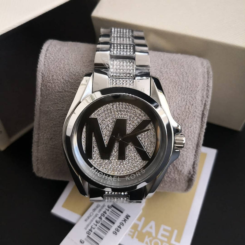 Michael Kors Bradshaw Silver Dial Silver Stainless Steel Strap Watch for Women - MK6486 Buy Now By Michael Kors