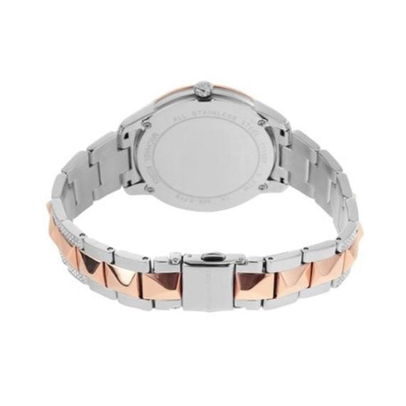 Michael Kors Runway Mercer Crystals Silver Dial Two Tone Steel Strap Watch For Women - MK6716 Buy Now By Michael Kors