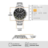Michael Kors Everest Chronograph Black Dial Silver Steel Strap Watch For Men - MK8976 Buy Now By Michael Kors