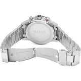 Shop Hugo Boss Rafale Chronograph Black Dial Silver Steel Strap Watch for Men - 1513509 in USA