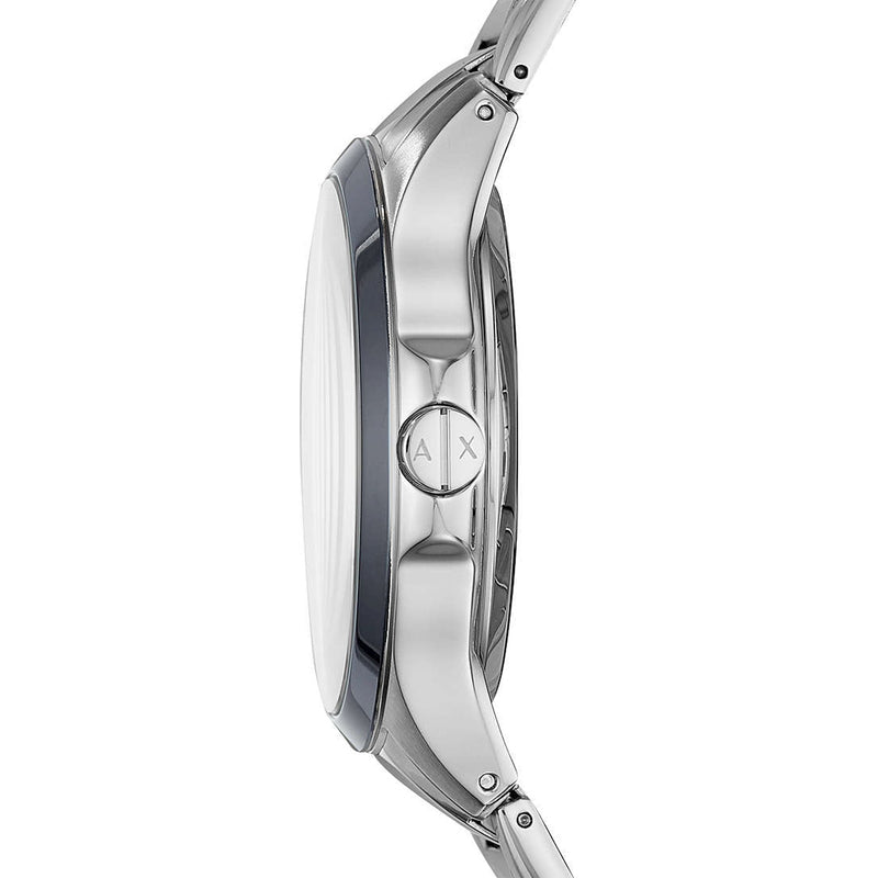 Armani Exchange Hampton Chronograph Grey Dial Silver Steel Strap Watch For Men - AX2405 Buy Now By Armani Exchange