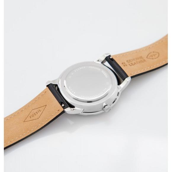 Fossil Neutra Minimalist Moonphase Black Dial Black Leather Strap Watch for Men - FS5904 Buy Now By Fossil