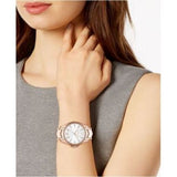 Michael Kors Whitney Quartz White Dial Rose Gold Steel Strap Watch For Women - MK6694 Buy Now By Michael Kors