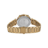Hugo Boss Flawless Chronograph Gold Dial Gold Steel Strap Watch for Women - 1502532